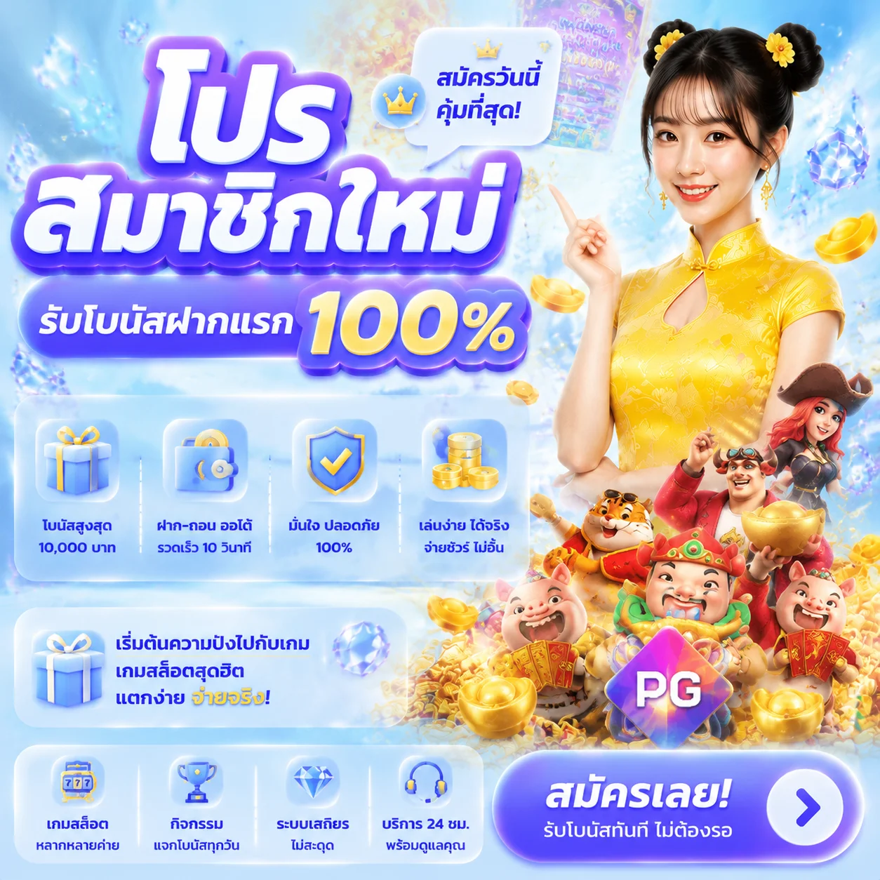 ทดลองเล่นสล็อตฟรีไม่ต้องฝากเงินที่ CHECK24M